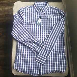 NWT Chaps M Plaid Dress Shirt